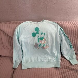 Disney Light Blue Sweatshirt